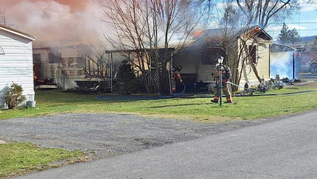 Firefighters battle trailer fire in Muncy Creek Township News, Sports
